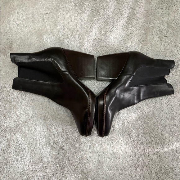 Dries Van Noten Black Leather Boots - Picture 3 of 15